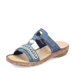 Rieker Kvinders Mule Denimbla