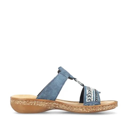 Rieker Kvinders Mule Denimbla