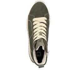 Rieker Kvinders Sneaker Hoj Kaki
