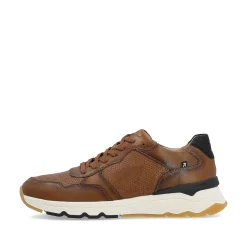 Rieker Lav Noddebrune Sneakers Til Mænd