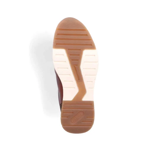 Rieker Lav Sneaker Til Mænd, Rod Brun