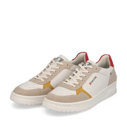 Rieker Lav Sneaker Til Mænd Vanilje-Hvid Ler-Beige