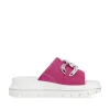 Rieker Muldyr Fuchsia Til Kvinder