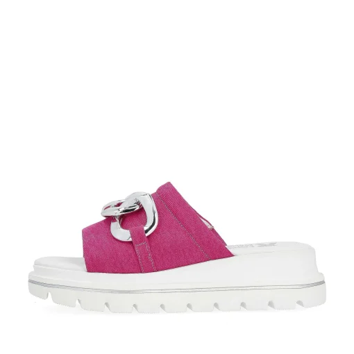 Rieker Muldyr Fuchsia Til Kvinder