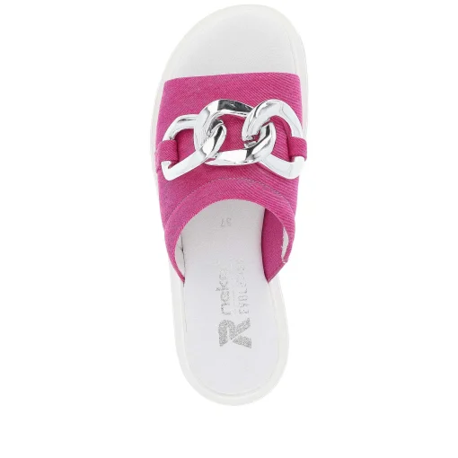 Rieker Muldyr Fuchsia Til Kvinder
