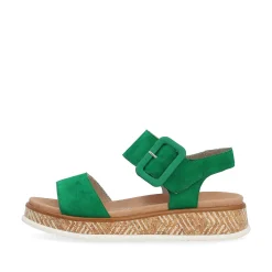 Rieker Sandaler Med Stropper Til Kvinder Smaragdgronne