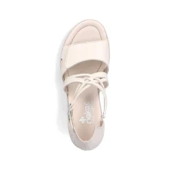 Rieker Sandaler Med Stropper Til Kvinder Cremebeige