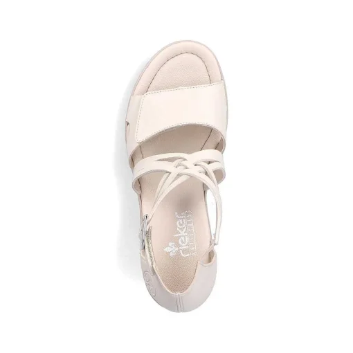 Rieker Sandaler Med Stropper Til Kvinder Cremebeige