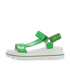 Rieker Sandaler Med Stropper Til Kvinder Smaragdgron Metallic