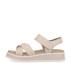 Rieker Sandaler Med Stropper Til Kvinder Cremebeige