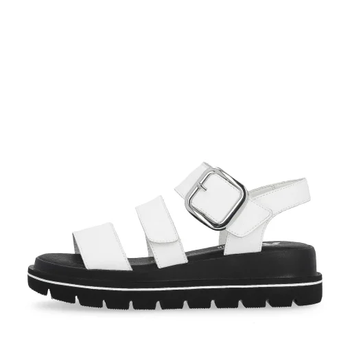 Rieker Sandaler Med Stropper Til Kvinder Pearl White