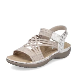 Rieker Sandaler Med Stropper Til Kvinder Cremebeige