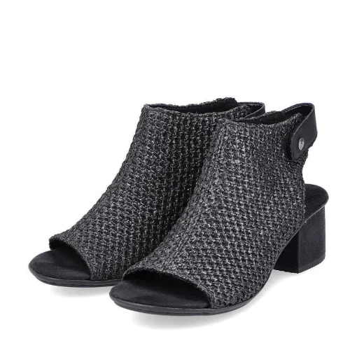 Rieker Sandaler Med Stropper Til Kvinder Kulsort