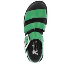 Rieker Sandaler Med Stropper Til Kvinder Smaragdgronne