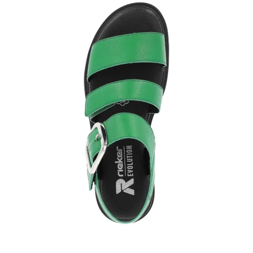 Rieker Sandaler Med Stropper Til Kvinder Smaragdgronne