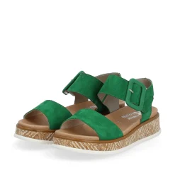 Rieker Sandaler Med Stropper Til Kvinder Smaragdgronne
