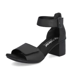 Rieker Sandaler Med Stropper Til Kvinder Kulsort