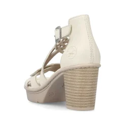 Rieker Sandaler Med Stropper Til Kvinder Cremebeige