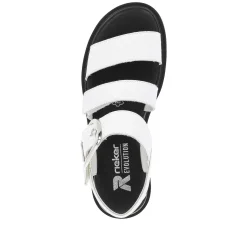Rieker Sandaler Med Stropper Til Kvinder Pearl White