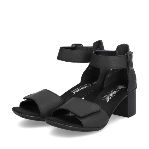 Rieker Sandaler Med Stropper Til Kvinder Kulsort