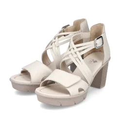 Rieker Sandaler Med Stropper Til Kvinder Cremebeige