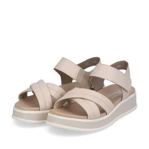 Rieker Sandaler Med Stropper Til Kvinder Cremebeige