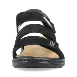 Rieker Sandaler Med Stropper Til Kvinder Kulsort