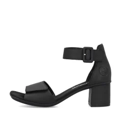 Rieker Sandaler Med Stropper Til Kvinder Kulsort