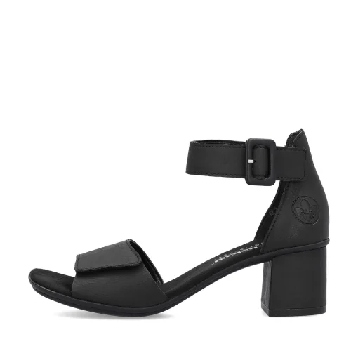 Rieker Sandaler Med Stropper Til Kvinder Kulsort