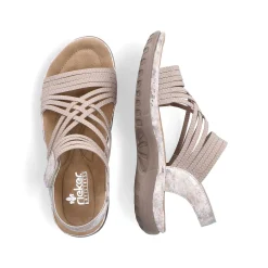 Rieker Sandaler Med Stropper Til Kvinder Cremebeige