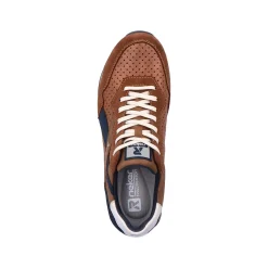 Rieker Sneaker Til Mænd Low Nut-Brown Ocean-Blue