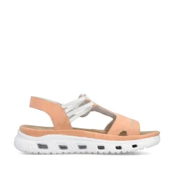 Rieker Trekkingsandaler Til Kvinder I Pastel Orange
