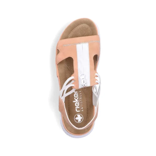 Rieker Trekkingsandaler Til Kvinder I Pastel Orange