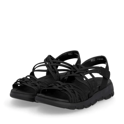 Rieker Trekkingsandaler Til Kvinder Midnight Black