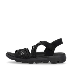 Rieker Trekkingsandaler Til Kvinder Midnight Black