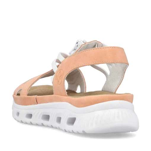 Rieker Trekkingsandaler Til Kvinder I Pastel Orange